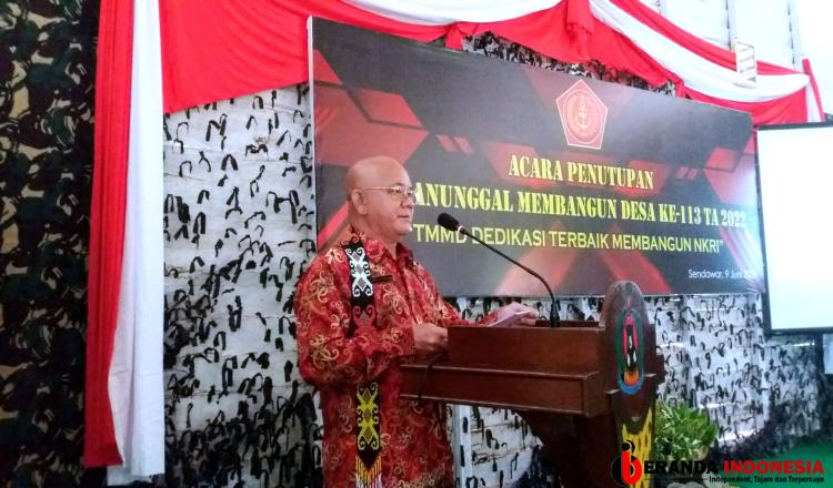 Penutupan TMMD 113, Bupati Apresiasi Kinerja Kodim 0912 Kubar