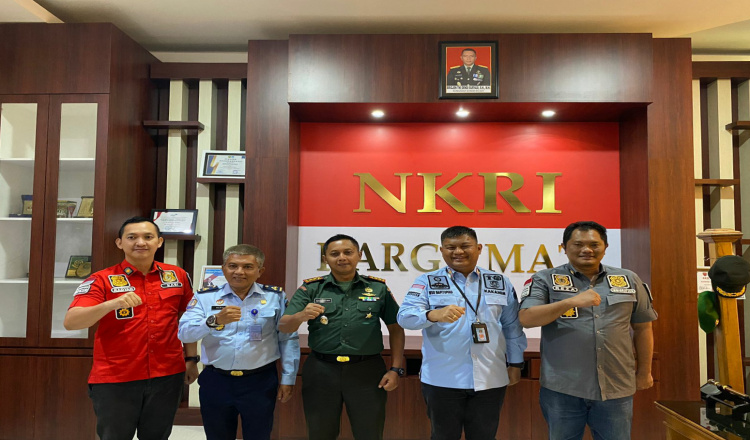 Tingkatkan Sinergitas, Dandim 0909/Kutai Timur Terima Kunjungan Silaturahmi Imigrasi Samarinda