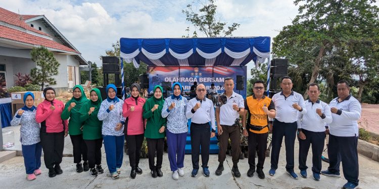 Lanal Sangatta Gelar Olahraga Bersama Peringati HUT Armada RI Tahun 2024