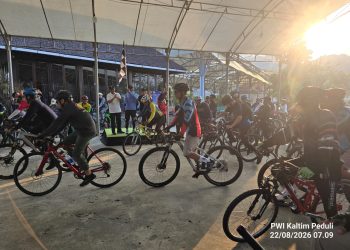 Gowes Wisata Kaltim Distinasi Samarinda Sukses, Manjakan Mata dan Kebugaran