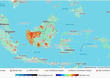 Hotspot dan Asap Selimuti Kalimantan, Kaltim Perlu Waspada Potensi Asap Kiriman